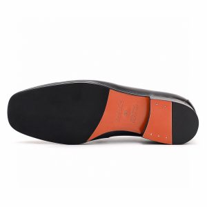 Giày Loafer Hermes nam dập vân cá sấu phiên bản cao cấp - Hình ảnh 10