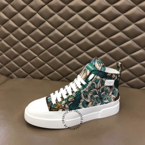 Giày thể thao D&G cổ cao hoạ tiết phối màu cao cấp - Ảnh 8
