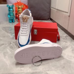 Giày thể thao cao cấp Sneaker Boot Versace màu trắng replica - Ảnh 3