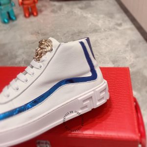 Giày thể thao cao cấp Sneaker Boot Versace màu trắng replica - Ảnh 9