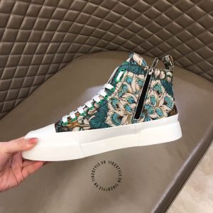Giày thể thao D&G cổ cao hoạ tiết phối màu cao cấp - Ảnh 5