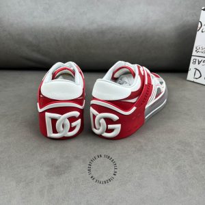 Giày thể thao Dolce & Gabbana màu trắng phối đỏ fake loại 1 - Ảnh 8