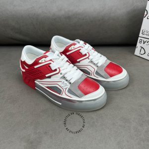 Giày thể thao Dolce & Gabbana màu trắng phối đỏ fake loại 1 - Ảnh 4