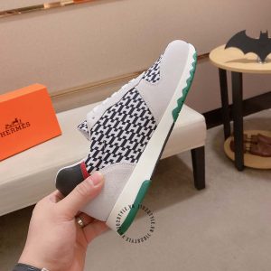 Giày thể thao hàng hiệu Hermes phối màu fake loại chuẩn 1:1 - Hình ảnh 6