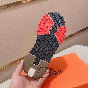 Giày thể thao hàng hiệu Hermes đen phối trắng fake loại 1 - Hình ảnh 9