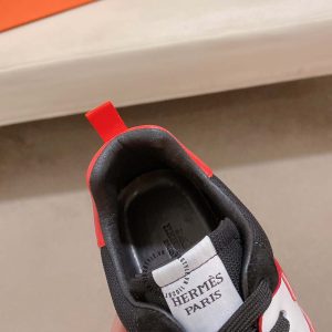Giày thể thao hàng hiệu Hermes đen phối trắng fake loại 1 - Hình ảnh 7