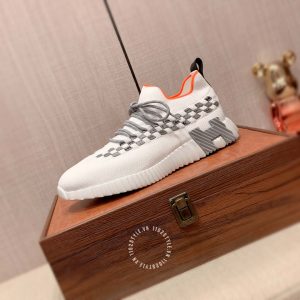Giày Hermes thể thao hàng hiệu màu trắng replica 1:1 - Hình ảnh 5