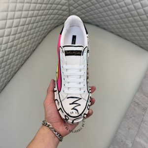 Giày thể thao D&G unisex hoạ tiết phối màu hàng hiệu Luxury - Ảnh 4