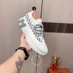 Giày Hermes thể thao hàng hiệu màu trắng replica 1:1 - Hình ảnh 8