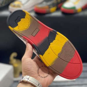 Sneaker Boot Versace nam màu be phối họa tiết hàng hiệu giá tốt - Ảnh 9