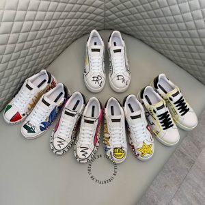 Giày thể thao D&G unisex hoạ tiết phối màu hàng hiệu Luxury - Ảnh 7