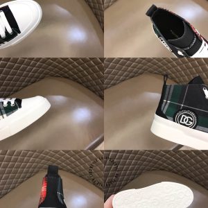 Giày thể thao D&G phối màu hoạ tiết kẻ plaid hàng hiệu - Ảnh 9