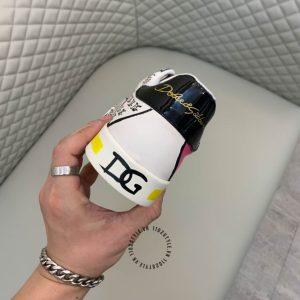 Giày thể thao D&G unisex hoạ tiết phối màu hàng hiệu Luxury - Ảnh 8