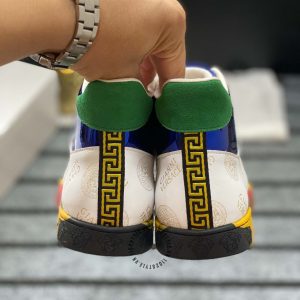 Sneaker Boot Versace nam màu be phối họa tiết hàng hiệu giá tốt - Ảnh 8