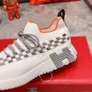 Giày Hermes thể thao hàng hiệu màu trắng replica 1:1 - Hình ảnh 6