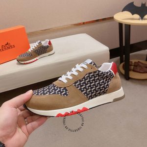 Giày thể thao hàng hiệu Hermes phối màu da xịn giá ưu đãi - Hình ảnh 3