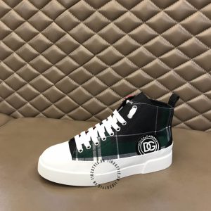 Giày thể thao D&G phối màu hoạ tiết kẻ plaid hàng hiệu - Ảnh 6
