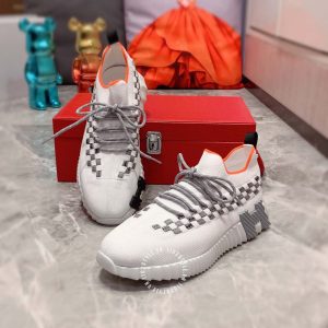 Giày Hermes thể thao hàng hiệu màu trắng replica 1:1 - Hình ảnh 2