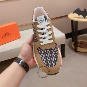 Giày thể thao hàng hiệu Hermes phối màu da xịn giá ưu đãi - Hình ảnh 2