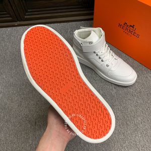 Giày nam Hermes sneaker boot màu trắng cao cấp hàng hiệu - Hình ảnh 9