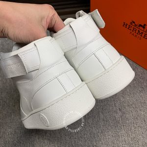 Giày nam Hermes sneaker boot màu trắng cao cấp hàng hiệu - Hình ảnh 8