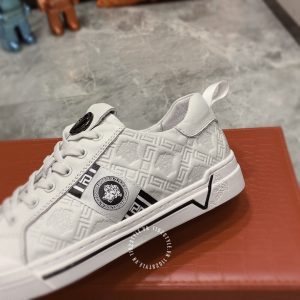 Giày thể thao nam Versace màu trắng logo V hàng hiệu - Ảnh 6