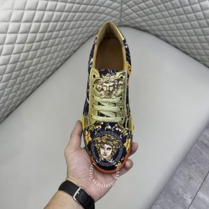 Giày thể thao Versace nam phối màu họa tiết cao cấp hàng hiệu - Ảnh 4