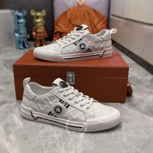 Giày thể thao nam Versace màu trắng logo V hàng hiệu - Ảnh 2