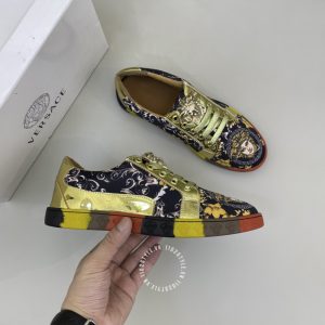 Giày thể thao Versace nam phối màu họa tiết cao cấp hàng hiệu - Ảnh 2