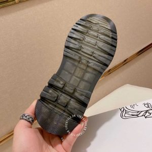 Boot Versace nam da cao cấp màu đen trơn replica 1:1 - Ảnh 9