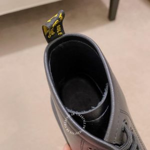 Boot Versace nam da cao cấp màu đen trơn replica 1:1 - Ảnh 7