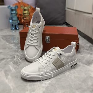 Giày nam Versace thể thao màu trắng họa tiết replica 1:1 - Ảnh 2