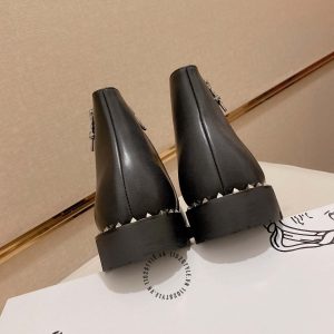 Boot Versace nam màu đen mũi kim loại rep 1:1 chính hãng - Ảnh 8
