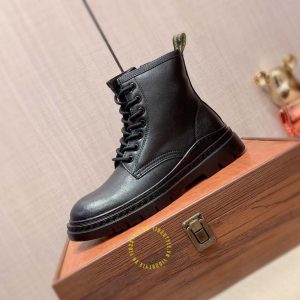 Boot Versace nam da bò xịn màu đen replica 1:1 chính hãng - Ảnh 6