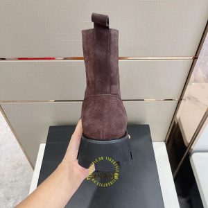 Boot Versace nam hàng hiệu màu nâu replica 1:1 chính hãng - Ảnh 7