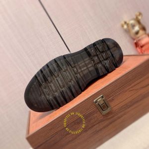 Boot Versace nam da bò xịn màu đen replica 1:1 chính hãng - Ảnh 9