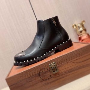 Giày Versace nam cao cấp màu đen mũi kim loại super fake 1:1 - Ảnh 6