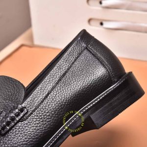 Giày Loafer Versace nam hàng hiệu da xịn màu đen sần giá tốt - Ảnh 7