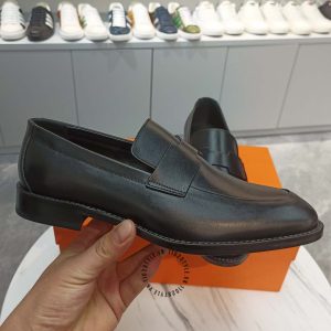 Giày lười Hermes nam da xịn hàng hiệu siêu cấp - Hình ảnh 7