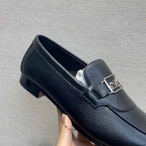 Giày Loafer Hermes nam da sần phiên bản hàng hiệu giá ưu đãi - Hình ảnh 6