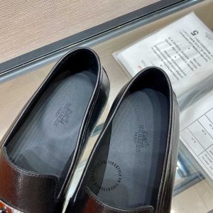 Giày lười Hermes nam khuy kim loại cao cấp giá tốt - Hình ảnh 7