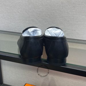 Giày Loafer Hermes nam da sần phiên bản hàng hiệu giá ưu đãi - Hình ảnh 8