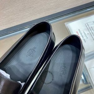 Giày Loafer Hermes nam logo cao cấp phiên bản hàng hiệu - Hình ảnh 7