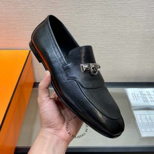 Giày lười Hermes nam khuy kim loại cao cấp giá tốt - Hình ảnh 5