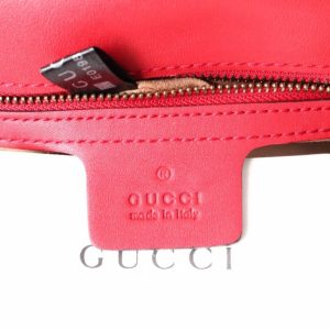 Túi xách Gucci nữ màu đỏ logo GG rep 1:1 chính hãng - Hình ảnh 6