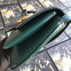 Túi xách Gucci nữ da thật màu xanh logo GG phiên bản hàng hiệu - Hình ảnh 7