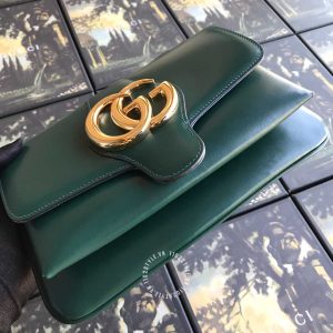 Túi xách Gucci nữ da thật màu xanh logo GG phiên bản hàng hiệu - Hình ảnh 3