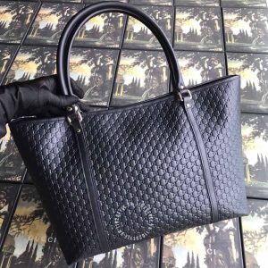 Túi xách Gucci nữ màu đen da xịn replica 1:1 chính hãng - Ảnh 2