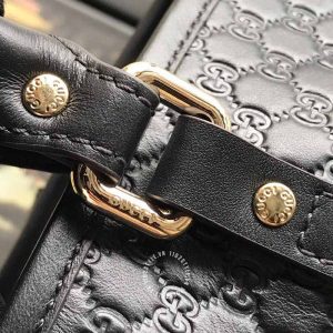 Túi xách Gucci nữ màu đen da xịn replica 1:1 chính hãng - Ảnh 6