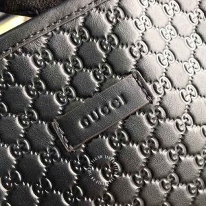 Túi xách Gucci nữ màu đen da xịn replica 1:1 chính hãng - Ảnh 3